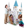 Discovery Kids Color Me Play Castle From Cardboard Playhouse